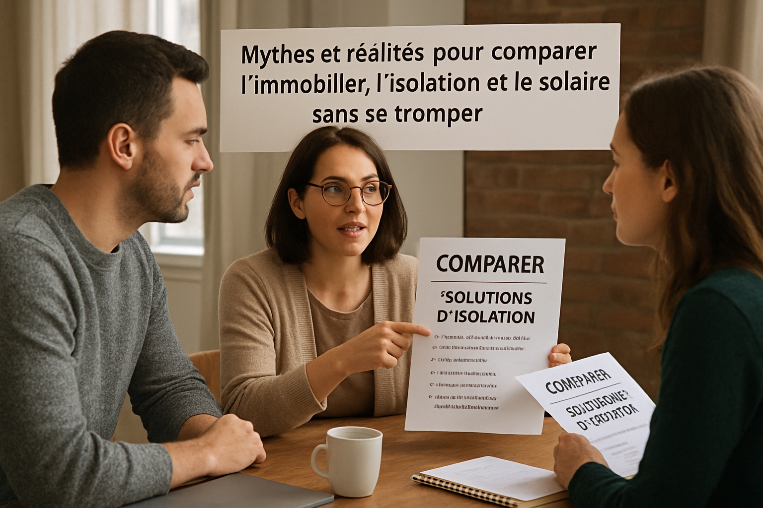 Mythes et réalités pour comparer l’immobilier, l’isolation et le solaire sans se tromper